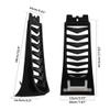 Black Chin Fairing Spoiler Lower Radiator Cover Compatible With Softail Street Bob Breakout Fat Bob 2018-2023 Motorcycle view 3