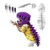 2026 New Silly Dino Plush, Dinosaur Skeleton Costume, Spine Extension and Sound Effects for Theme Parties (Purple 29.5in) view 1