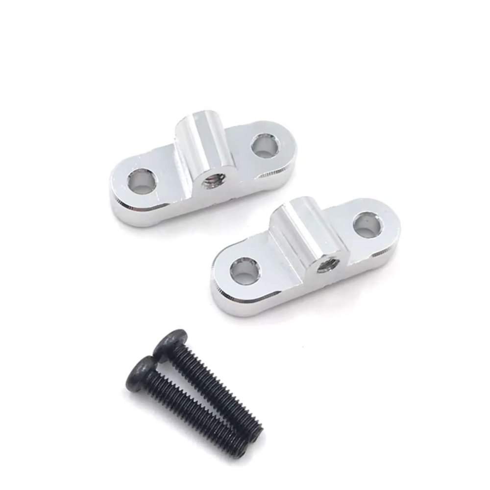 Rc Toys Parts For WLtoys 12427 12428 12423 12429 For FY01 FY02 FY03 Metal Upgrade Rear Axle Link Fixture RC Car Parts Accessories(Silver)