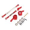 RC Car Upgrade Part For MN For MN99S For MN168 For MN82 For MN78 D90 D91 D96 1/12 Metal Steering Rod Servo Arm Steering Cup RC Car Model Upgrades Accessories(Red) view 2