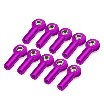 Rc Toys Parts For Axial For SCX10 II D90 D110 For Tamiya For CC01 1/10 Connecting Rod Tie Ball Joint CW M4 Metal Rc Car Parts(Purple)