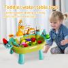 Genrico Water Activity Table  Versatile Durable Modern Stylish for Sensory Play with Y, Water, Toy Kitchen | Multipurpose Outdoor Indoor Utility view 2