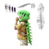 2026 New Silly Dino Plush, Dinosaur Skeleton Costume, Spine Extension and Sound Effects for Theme Parties (Green 29.5in) view 1