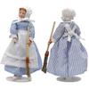 iland Victorian Dollhouse People for 1 12 Scale Accessories 6 inch Miniature Dolls for Dollhouse Little People Figures Doll House Set Cute Realistic view 4