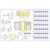 Bloepum 3X Electronic Digital Clock Kit C51 Microcontroller Learning Board DS1302 Rotating LED Module DIY Production Parts view 3