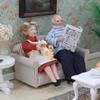 iland Dollhouse People for 1 12 Scale Accessories Miniature 6 inch Dolls for Doll House Little People Figures Mini Dollhouse Family Set Porcelain Action Figures Cute Realistic view 1