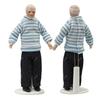 iland Dollhouse People for 1 12 Scale Accessories Miniature 6 inch Dolls for Doll House Little People Figures Mini Dollhouse Family Set Porcelain Action Figures Cute Realistic view 2