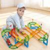 Race Tracks - Ramp Toy Playset, Indoor Activity Track, Colorful Multi Level Design, Interactive Sturdy Encourages Motor Skills, Best Educational Toy, Children Boys Home 21.26x11.81 Inches view 4
