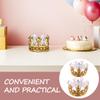 Alasum Inflatable PVC Golden Crowns, Realistic Blow Up Party Props, King & Queen Costume Headband for Birthdays, Carnivals, and Celebration Events (2Pcs view 2
