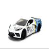 Jada Toys Bigtime Muscle 1:24 2020 Chevy Corvette Stingray Die-cast Car Opening Doors, Hood, Trunk, Rubber Tires(Blue/White) view 4