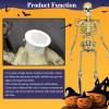 1 Pc Upgraded Skeleton Replacement Parts Fits for 12 Foot Home Depot & Home Accents Giant Skeletons, Full Shoulder Insert Skeletons Parts Elbow or Neck Adapter, Skeleton Shoulder Insert, w/Hex Nails view 4