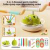 Nemnlaa 3 in1 Dinosaur Rocket Launcher 3 in 1 Dinosaur Musical Jumping Toss Ring and Stomping Launch Rocket Outdoor Sports Toys Kids Ages 4-8 with Remote Control (1pc, Charge) (2pcs) view 2