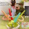 Nemnlaa 3 in1 Dinosaur Rocket Launcher 3 in 1 Dinosaur Musical Jumping Toss Ring and Stomping Launch Rocket Outdoor Sports Toys Kids Ages 4-8 with Remote Control (1pc, Charge) (2pcs) view 3