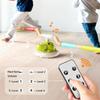 Nemnlaa 3 in1 Dinosaur Rocket Launcher 3 in 1 Dinosaur Musical Jumping Toss Ring and Stomping Launch Rocket Outdoor Sports Toys Kids Ages 4-8 with Remote Control (1pc, Charge) (2pcs) view 4