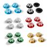 4PCS 17mm Hex Wheel Nut Dustproof Anti-Skid Mount Cap CNC Aluminum Compatible with 1/8 Buggy Off-Road Monster Truck Traxxas X-Maxx Summit E-Revo HPI HSP Losi Kyosho Tamiya (Silver) view 2