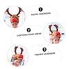 Alasum Adorable Elk Reindeer Headwear Christmas Costume Hat Warm Soft Photo Prop Cozy Winter Accessory Festive Holiday Outfit for Unisex Party and Daily Use view 2