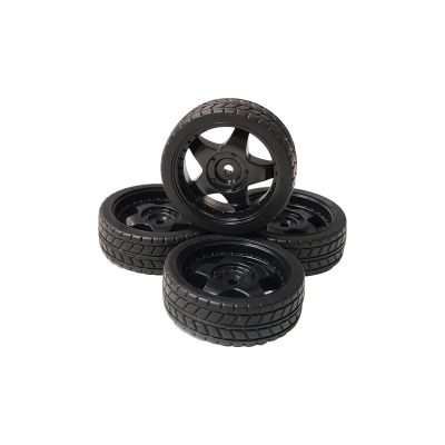 4PCS 1/18 Drift Car Tires, Replacement Tires for LDRC Drift Car LD1804 Drifting Car (Racing Tires-YX02)