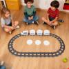 byepica Kids' Electric Sushi Train Set, Rotating Conveyor Belt with Locomotive, Cars, Plates, and Tracks for Imaginative Play view 3