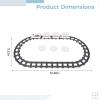 byepica Kids' Electric Sushi Train Set, Rotating Conveyor Belt with Locomotive, Cars, Plates, and Tracks for Imaginative Play view 4