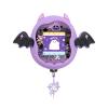 BUBBLELOGUS Devil Wing Case for Tamagotchi Uni, Silicone Cover with Holographic Laser Faceplate Sticker & Star Dust Plug, 3-in-1 Set (Purple) view 1