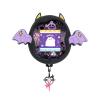 BUBBLELOGUS Devil Wing Case for Tamagotchi Uni, Silicone Cover with Holographic Laser Faceplate Sticker & Star Dust Plug, 3-in-1 Set (Black) view 1