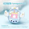 BUBBLELOGUS Angel Wing Protective Case for Tamagotchi Uni, Soft TPU Silicone Cover with Faceplate & Star Dust Plug, Anti-Scratch & Waterproof (Blue) view 2