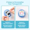 BUBBLELOGUS Angel Wing Protective Case for Tamagotchi Uni, Soft TPU Silicone Cover with Faceplate & Star Dust Plug, Anti-Scratch & Waterproof (Blue) view 4