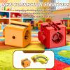 Electric Train Set, 3D stem Electric Train Set, 3D Train Routes with Mix-and-Match Stem Cubes, DIY Magic Rail Cube Magnetic Monorail with Rechargeable Car for Interactive Fun Play and Gifts view 4