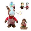 DTREELS Electric Plush Horse, Talking Pony Repeats What You Say Walking Singing Stuffed Animal, Interactive Plush Toy Funny Animated Toy,Present for Valentine Day, Graduation Day, Birthday view 1