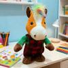 DTREELS Electric Plush Horse, Talking Pony Repeats What You Say Walking Singing Stuffed Animal, Interactive Plush Toy Funny Animated Toy,Present for Valentine Day, Graduation Day, Birthday view 2