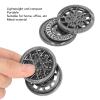 BONKZEBU Stress Relief Slider , Magnetic Push Slider Toy with hub Pattern for Anxiety Relief, Stress Reduction, ADHD, OCD, Autism, Suitable for Home, Office, Travel (Silver Black) view 3