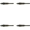 Replacement for fits 4 GLOW PLUGS Fits Kubota 420S GV1125Q60KTC GV3250Q60SW KJ-S130D KJ-S130DX view 1