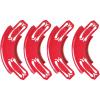 ARSUNOVO Racetrack Connectors Compatible with Hot Wheels,90 Degree Banked Turn,4 Packs(Red) view 1