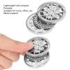 BONKZEBU Stress Relief Slider , Magnetic Push Slider Toy with hub Pattern for Anxiety Relief, Stress Reduction, ADHD, OCD, Autism, Suitable for Home, Office, Travel (Silver) view 2