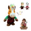 DTREELS Electric Plush Horse, Talking Pony Repeats What You Say Walking Singing Stuffed Animal, Interactive Plush Toy Funny Animated Toy,Present for Valentine Day, Graduation Day, Birthday view 1