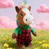 DTREELS Electric Plush Horse, Talking Pony Repeats What You Say Walking Singing Stuffed Animal, Interactive Plush Toy Funny Animated Toy,Present for Valentine Day, Graduation Day, Birthday view 3