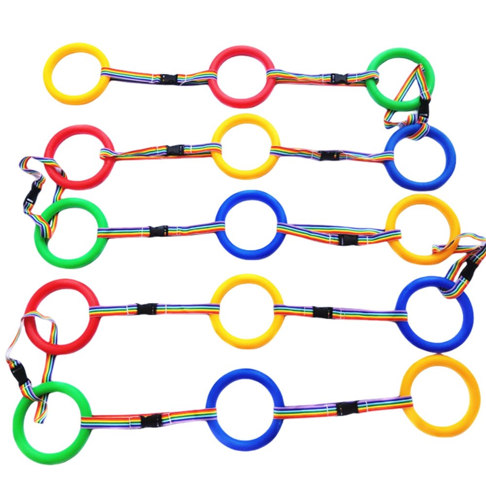 15Pcs Walking Rope for Preschool, Anti-Lost Kids Leash with Plastic Ring for Kindergarten, Daycare, Outdoor Activities, Preschool Rope for Walking in Line