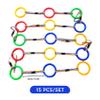 15Pcs Walking Rope for Preschool, Anti-Lost Kids Leash with Plastic Ring for Kindergarten, Daycare, Outdoor Activities view 3