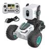 Biplut RC Car with Camera, RC Stunt Car with 720P Real Time Video Camera, 360 Spins & LED Lights, Off-Road Truck, Adjustable Camera, Gift for Kids & Adults (White) view 1