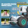 Biplut RC Car with Camera, RC Stunt Car with 720P Real Time Video Camera, 360 Spins & LED Lights, Off-Road Truck, Adjustable Camera, Gift for Kids & Adults (White) view 2