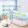RkgSinuo Spa Bubble Machine Portable Massage for Bathtub Bubble Bath Mat Tub Spa Massager with Pillow Full Body Waterproof Spa Mat for Bathtub for Home Relaxation Spa Bath Mat view 3