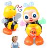 EZNFSW Dancing Bee Toy with Music & Lights, Avejita Chiquitita Juguete, Interactive Moving Eyes & Body for Toddlers (2pcs) view 1
