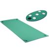 12 ft x 5 ft Floating Water Mat with Cup Holders for Lake River Pool Use, 3-Layer XPE Foam Roll-Up Float Dock for 2-3 Adults view 1
