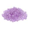 uxcell 100Pcs Mini Dice, 5mm/0.2" Acrylic Tiny Six Side Game Dot Square Dice Bulk for Table Board Game Party Activities, Clear Light Pink/White view 1