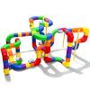 Aesinos Electric Train Set for Kids,Mix-and-Match Cubes Trackfusion Gravity-Defying 3D Embedded Layouts & Motorized Car 3 4 5 6 7 8 Years Old Boys Girls Birthday (202PCS-5Car) view 1
