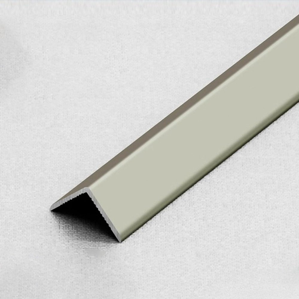 WZZHHJ L-Shape Aluminum Corner Guard Impact-Resistant & Corrosion-Resistant Finish | Easy Cut-to-Size with Back-Groove for Strong Adhesion (Champagne,15 * 15mm/0.9m)
