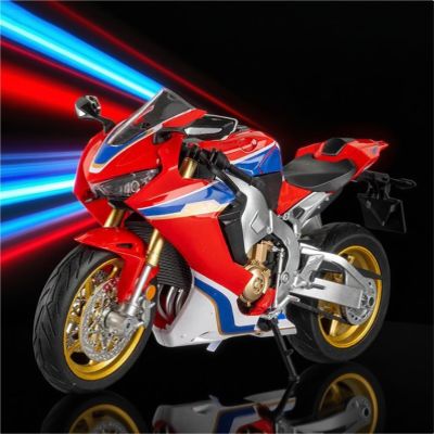 Collection 1:9 Motorcycle Model Diecasts Portable Racing Finger Motobike Simulation Collection Toys for H-ONDA CBR 1000RR-R(Red)