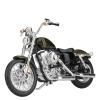 PuLaif Collection Motorcycle Model Toy Collection Die Cast Metal 1/18 for Harley XL 1200V for Seventy-Two 2013(Black) view 3