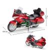 PuLaif Collection Motorcycle Alloy Toy Model Gift Collection 1/12 for H-ONDA Gold Wing 2020 Toys Birthday(Black) view 2