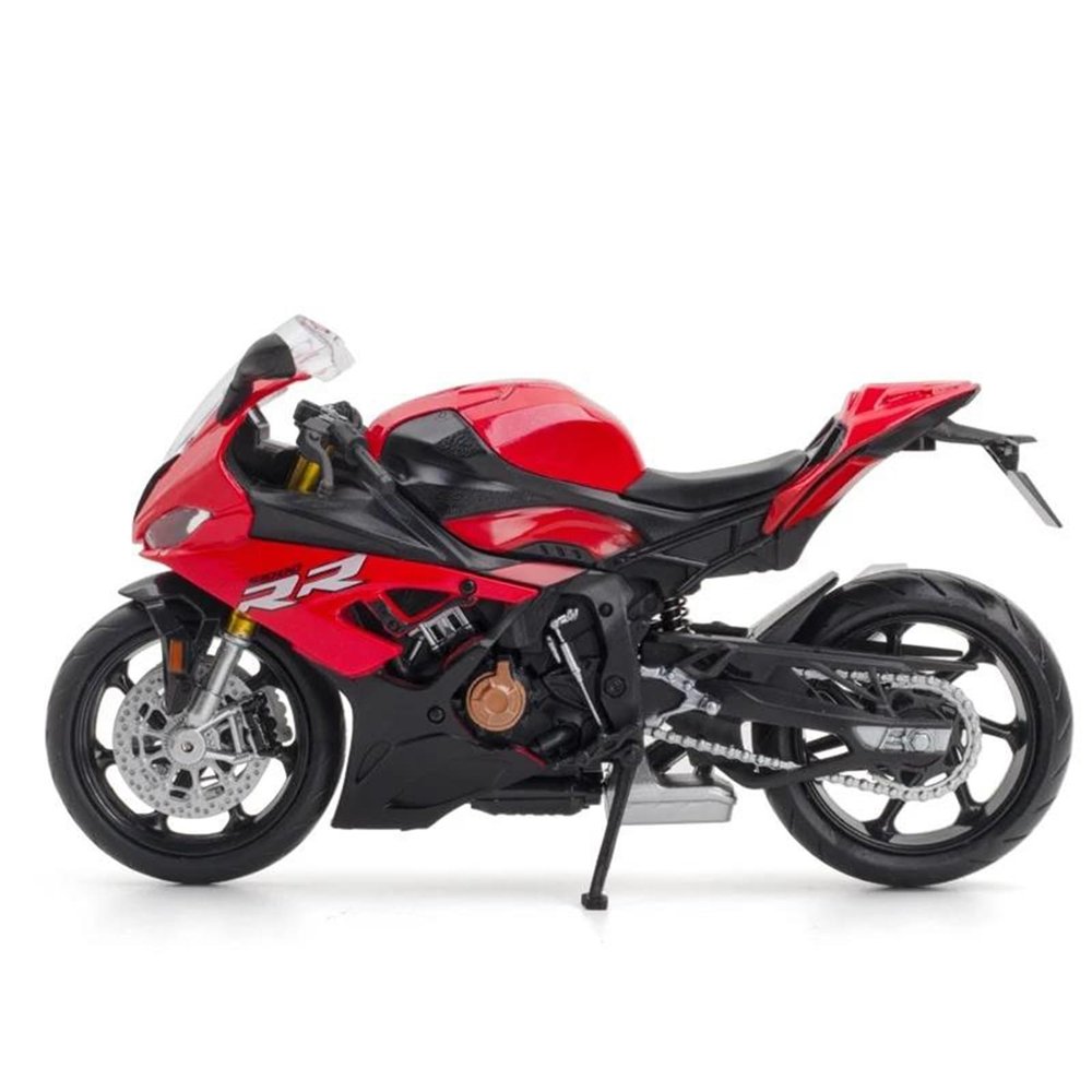 Collection Collection Gift 1/12 for BMW S1000RR Motorcycle Toy Diecast Metal Racing Model for Super for Sport(Red)